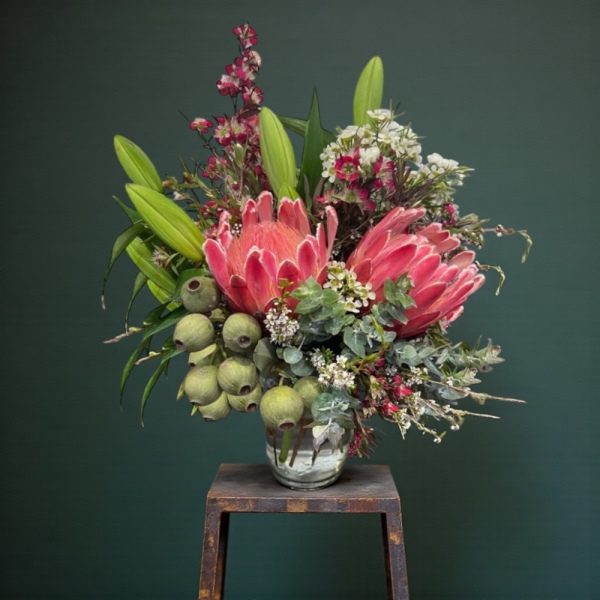 Yesterday and Today | Vase of Australian Native Flowers | Preserved Fleurs