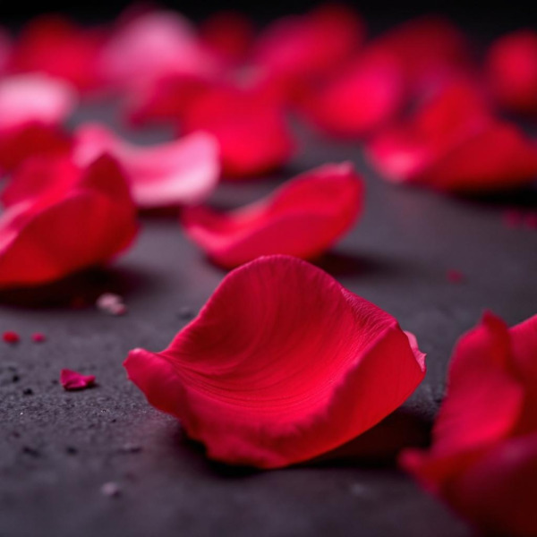 Rose Petals | Delicate Red Rose Petals in Abundance